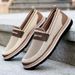 Men's Summer New Sneakers British Style Casual Large Size Slip-On Dad Versatile Single Shoes_vogvips.com