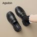 Platform Loafers Women's Giant Good-looking With Skirts, Small Leather Shoes, Single Shoes_vogvips.com