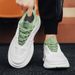 Summer Platform Daddy With A Pair Of Breathable Mesh Athleisure Men's Little White Hipster Shoes_vogvips.com