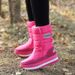 Winter Non-Slip Waterproof Warm Thickened Snow Wool Mid-Calf Short Boots Unisex_vogvips.com