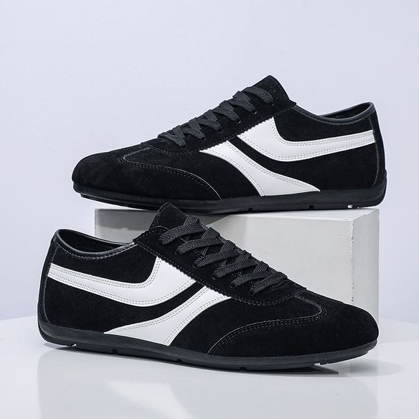 Men's Casual Training Shoes Flat Athletic Lace up Loafers Breathable Summer Shoes_vogvips.com