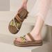 National Style Slippers Women's Thick-soled Non-slip Outer Wear Sandals With Soft Soles And Skirts, And Two Roman Sandals._vogvips.com