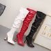 Women's Shoes Long Boots Women's Stiletto Pointed White High Heel Knee High Boots Slimming Legs And Slimming Wine Glass Heel Women 35 42_vogvips.com