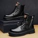European Warm Series New Yellow Autumn Winter British Style High Top With Cotton Lining Work Short Fleece Zipper Martin Boots For Men_vogvips.com