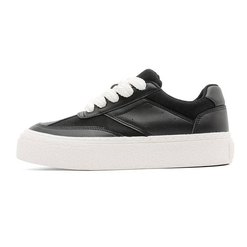 Men's New Shoes Trend Ultra Light Foam Sole Leather Surface Shoes Thick Sole Height Increasing Men's Casual Shoes Board Shoes 2502_vogvips.com