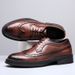 CH2189-RD Cow Leather Men's Dress Shoes, Choose Size And Tell Seller_vogvips.com