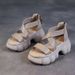New Chinese Muffin Bottom Wind Thick Sole Heightening Versatile Roman Sandals Women's Cross Belt_vogvips.com