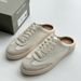 Italian German Training 2025 Spring New Edition Leather Flat Bottom Color Blocked Super Soft Lace Up White Shoes For_vogvips.com