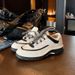 2026 Spring New Thick-Soled Panda Color-Block Single-Layer Casual Sneakers For Women, Trendy And Popular_vogvips.com