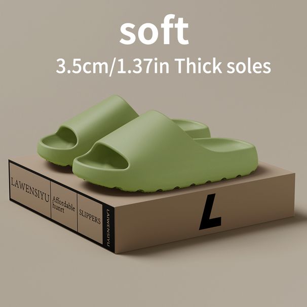 Men's Slippers Cloud Thick-soled Sandals Summer Fashion Soft Bottom Big Size Men Slippers 48 49 Sandals EVA Slides Beach Sandals_vogvips.com