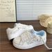 Women's Korean Style Trendy Casual Sneakers Comfortable Student Fresh Street Photography Retro Bread Style Niche Shoes_vogvips.com