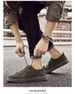 Men's Shoes Casual Board Shoes Men's Sports Casual Shoes Breathable Matte Suede Pigskin Shallow Mouth Round Head Shoes_vogvips.com