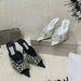 2024 New Version Rhinestone Pointed Toe Stiletto Sexy Crystal High Heel Mules For Women_vogvips.com