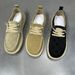2025 Tilted Head Casual Knitted Cloth Cute And Ugly Loafers, Versatile Trendy Board Shoes, Men's Shoes_vogvips.com