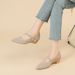 6045-4 Pointed Toe Shallow Mouth Princess Mary Jane One Strap Breathable Knitted Wedge For Women Soft Sole Casual Shoes_vogvips.com