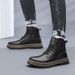 Martin Boots Platorm Top Shoes Medium Tube Tooling Boots Men's Snow Boots_vogvips.com