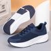 Large Walking Shoes For Middle-aged Elderly, Sizes 38-48, Men's And Women's Fly-knit Mesh Sports Running Soft-soled Dad_vogvips.com