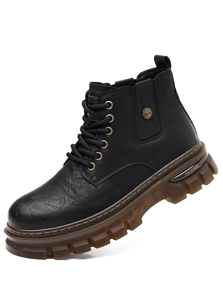 Outdoor Casual Martin Boots High Top Cotton Shoes_vogvips.com