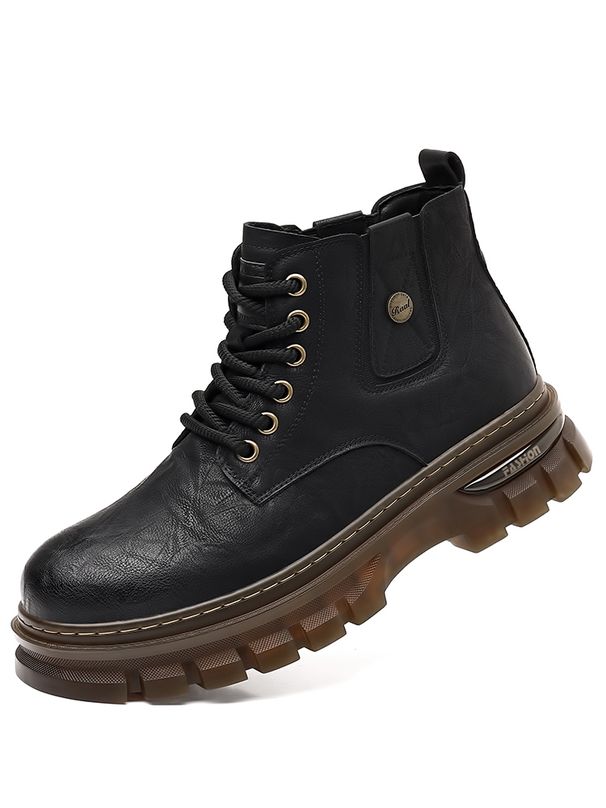 Outdoor Casual Martin Boots High Top Cotton Shoes_vogvips.com