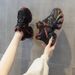 Internet Celebrity Hot-Selling Dad 2025 Spring Summer New Platform Thick Sole Height-Increasing Small Size Sports Casual_vogvips.com