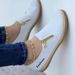 New Large-sized Zippered Casual Single Women's Spring And Autumn 2025, Solid Color Sponge Cake Sole Rope Canvas_vogvips.com
