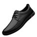 Leather Shoes Men's Shoes Formal Soft Sole Men's First Layer Low-top Casual Leather Shoes Single Shoes_vogvips.com