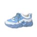 Breathable Women's White Sneakers With Lightning Appliques And Platform Soles Women Shoes Sneakers_vogvips.com