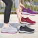 Women's Brisk Walking New Styles, Breathable And Versatile Shoes, One Foot Stepping Spring Women's Mom Shoes_vogvips.com