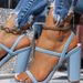 Shoes High Heels Thick Heel Sandals Square Head Height Increase Shoes_vogvips.com