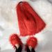 Women's Shoes New Wool Slippers Tote Bag Imitation Wool Water Long Wool Millennial Hot Girl Y2K Wool Bag Set_vogvips.com
