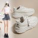 Thick Soled Dad For Women In The Summer Of , New Mesh, Internet Celebrity, Breathable, Fashionable, Versatile,_vogvips.com