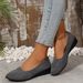 Spring New Pointed Toe Large Size Shallow Mouth Wedge Single Women's Loafers Sports Casual Shoes Women_vogvips.com