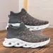 Men's Running Shoes Summer New Knitted Socks Breathable Casual Shoes Men Comfortable Sports Shoe_vogvips.com