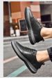 Men's Shoes Casual Leather Shoes Sports Casual Shoes Leather Surface Small White Hiking Off-road Sports Sole_vogvips.com