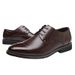 Men's Brogue Dress Shoes Oxford Leather Formal Shoes_vogvips.com