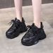 Large Size Dad For Women 41 To 43 Spring And Autumn New Style Super Feet Wide Fat Thick Bottom Hot Sports Shoes 42_vogvips.com
