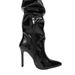 Model - Pinggao Brand, Multiple Colors, Sizes 35-42, Over-the-Knee Pleated Long Boots_vogvips.com
