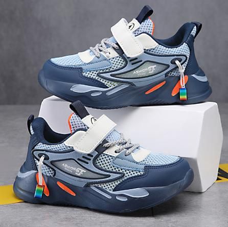Boys' Summer Single Breathable Lightweight Kids' Spring And Autumn Mesh Children's Sports Shoes_vogvips.com