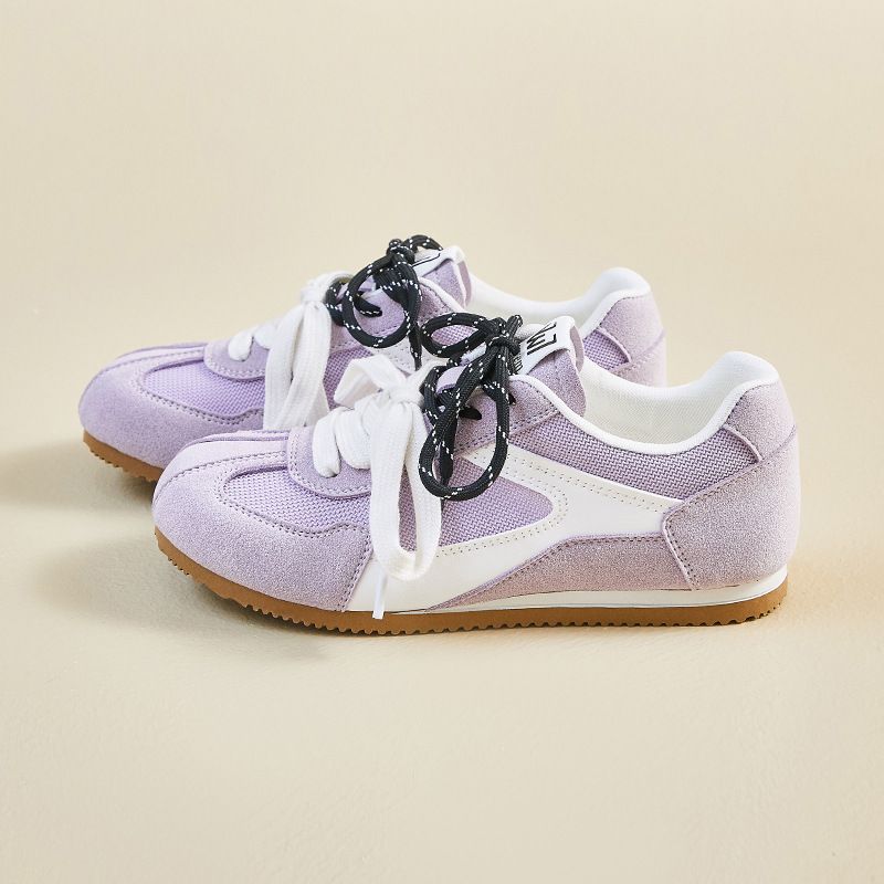 Dexun Women's Mesh Breathable Heightening Shoes Student Running Sports Casual Shoes_vogvips.com
