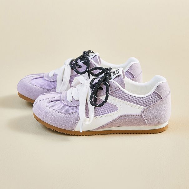 Dexun Women's Mesh Breathable Heightening Shoes Student Running Sports Casual Shoes_vogvips.com
