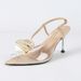Factory Wholesale Cross-Border European And American Women's Three-Dimensional Flower Transparent PVE Pointed Toe_vogvips.com