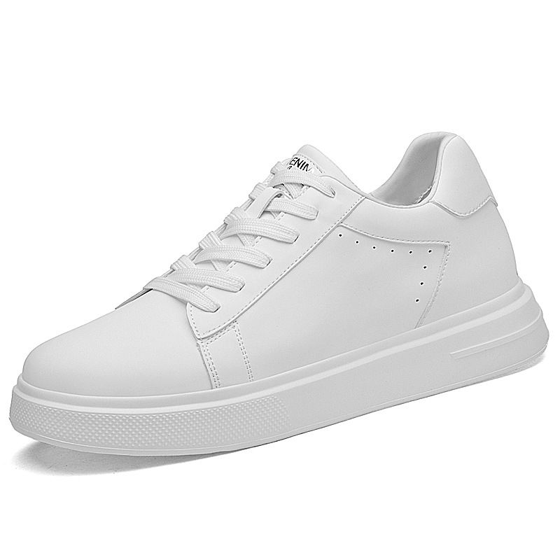 Invisible Heightening Shoes, Thick-soled Inner Heightening Men's Shoes, Small White Shoes, Breathable Sports Shoes, Casual Board Shoes_vogvips.com