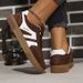 Faux Suede Brown Platform Sneakers Women Spring Non Slip Flat Heels Casual Walking Woman Thick Sole Vulcanize Shoes_vogvips.com