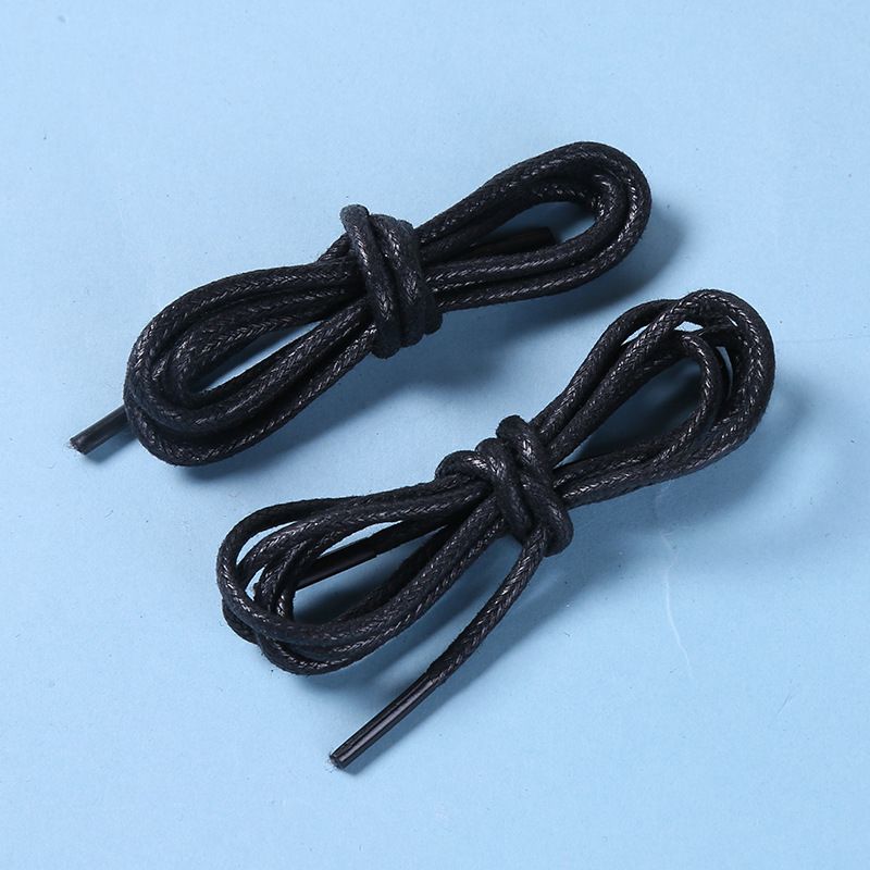 Shoe Accessories round shoelaces wholesale men's and women's Martin boots British business casual long and short versatile black and white shoelaces_vogvips.com