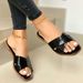 Women's Comfortable Flat Open Toe Casual Outdoor Slippers Slip-On Breathable Lazy Summer Slippers with Rubber Sole Size 40 43_vogvips.com