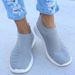 Women Flat Slip On Woman Lightweight White Sneakers Summer Autumn Casual Chaussures Femme Basket Flats Shoes_vogvips.com