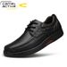 German Camel Dynamic Casual Leather Men, Autumn Soft Sole Top Layer Cowhide, Black Dad Shoes For Fall And Winter_vogvips.com