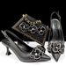 Women S Pointed Shoe Bag Set Handmade Flower Decoration Simple Stylish Banquet Style Suitable For Parties And Everyday_vogvips.com