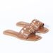 Women's Shoes Autumn New Style Flat Square Toe Metal Rivet Embellished Open Toe Backless Flat Sandals For Women_vogvips.com