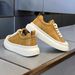 Men's 2025 Winter New Model, Leather Thick-Soled Height-Increasing Lace-Up Sneakers, Simple Stylish, Versatile,_vogvips.com